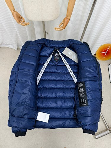Canada Goose Navy Blue Lodge Down Jacket