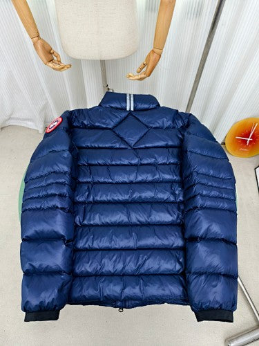 Canada Goose Navy Blue Lodge Down Jacket