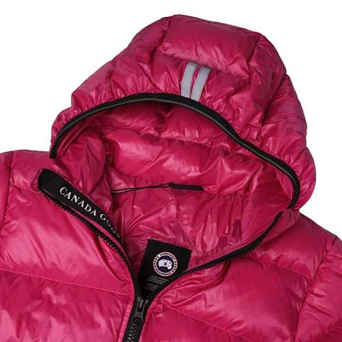 Canada Goose Pink Crofton Hooded Down Jacket