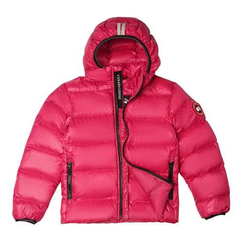 Canada Goose Pink Crofton Hooded Down Jacket