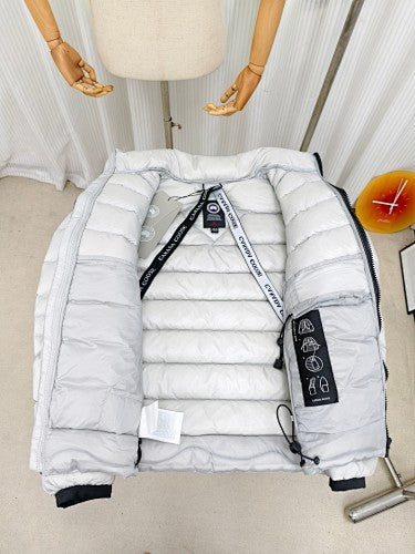 Canada Goose White Freestyle Down Jacket