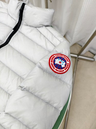 Canada Goose White Freestyle Down Jacket