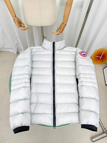 Canada Goose White Freestyle Down Jacket
