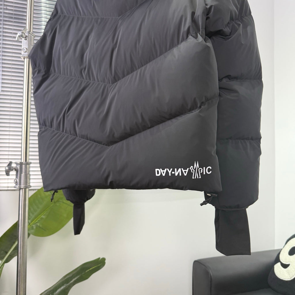 Moncler Grenoble Black Hooded Down Jacket