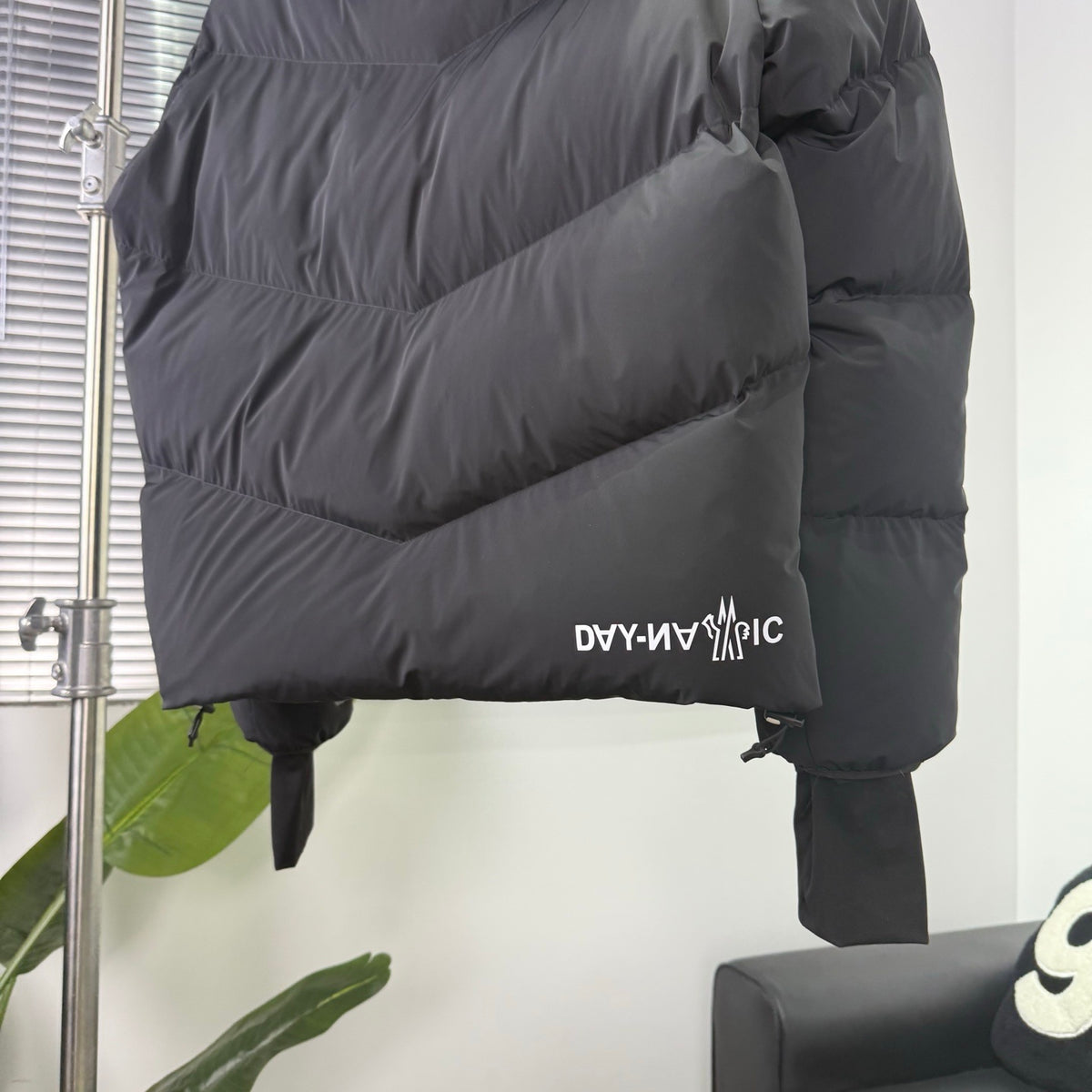 Moncler Grenoble Black Hooded Down Jacket