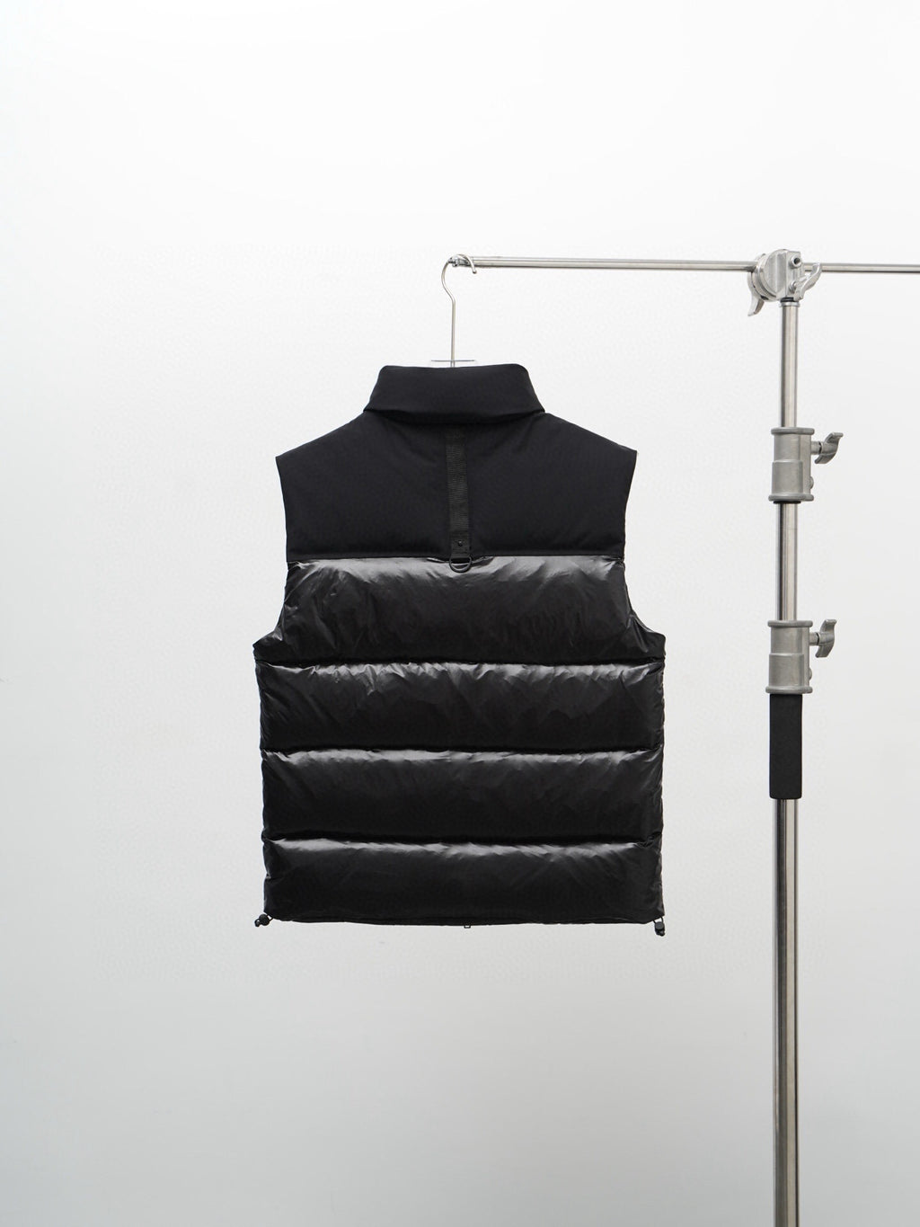 Moose Knuckles Black Glossy Down Vest