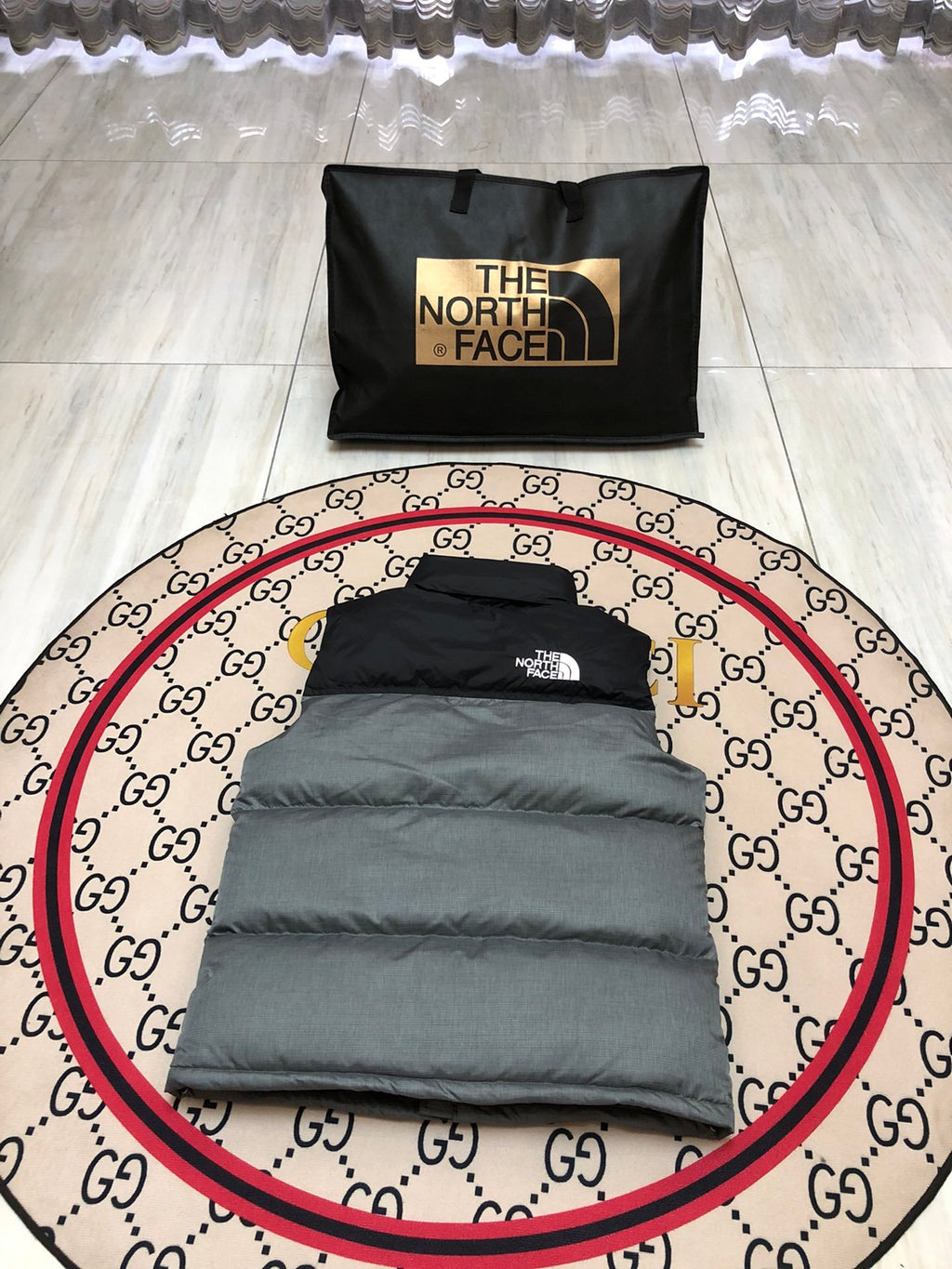 The North Face Grey 700 Down Vest