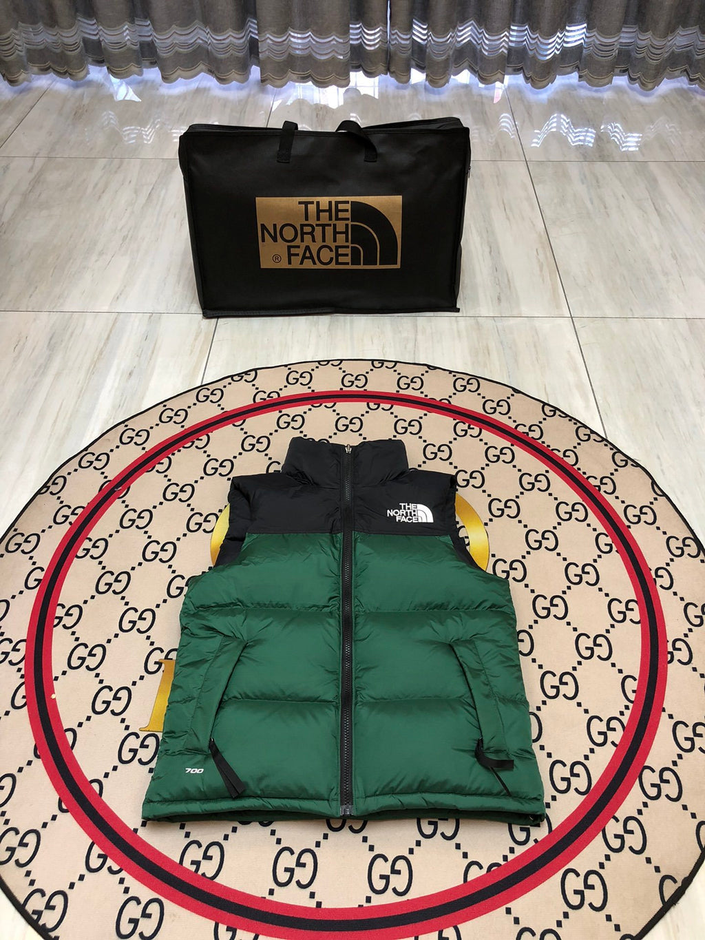 The North Face Green 700 Down Vest