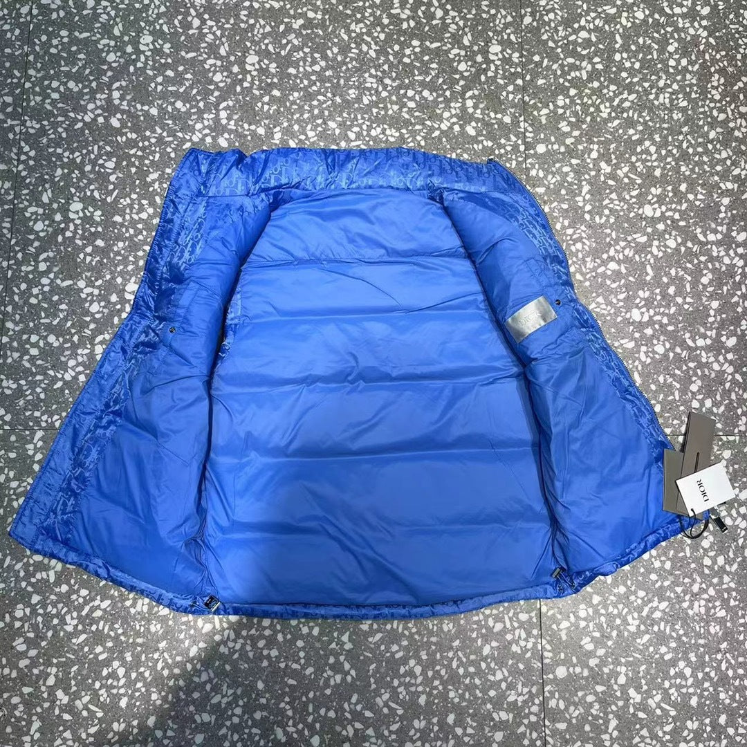 Dior Royal Blue Oblique Down Vest