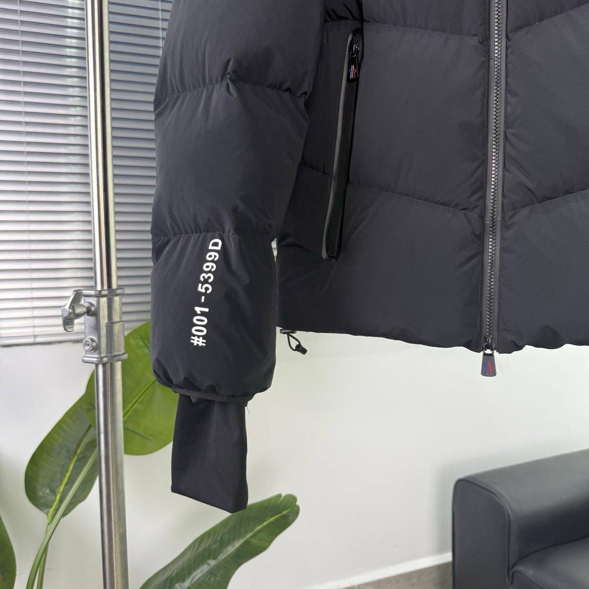 Moncler Grenoble Black Hooded Down Jacket