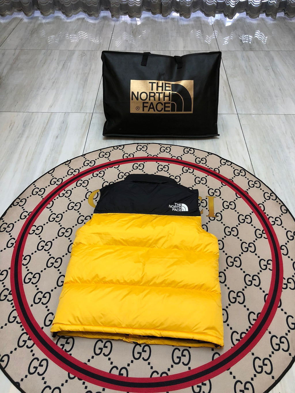 The North Face Yellow 700 Down Vest