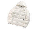 Moncler White Quilted Hooded Puffer Jacket