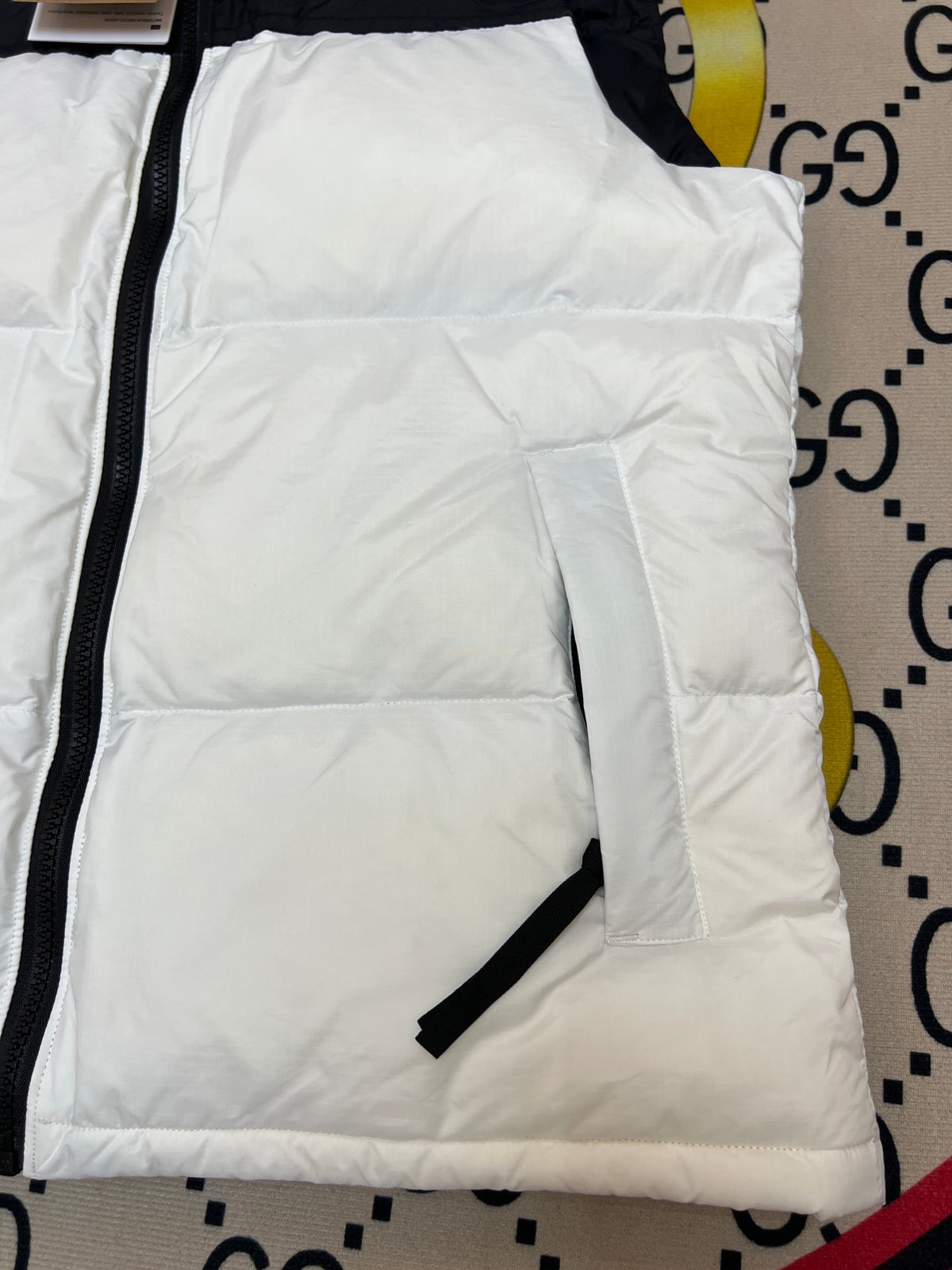 The North Face White 700 Down Vest