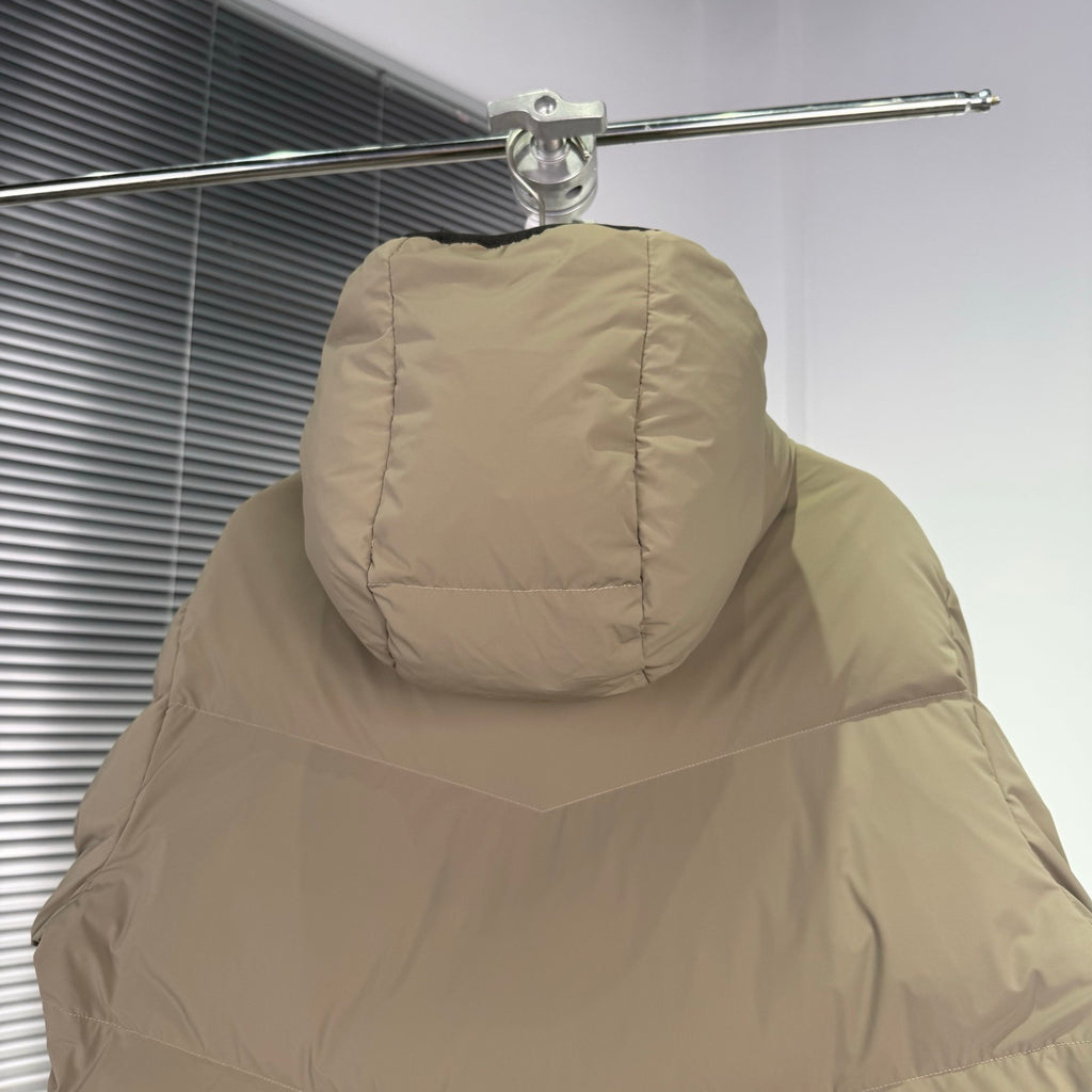 Moncler Grenoble Camel Hooded Down Jacket