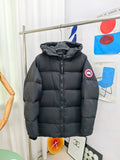 Canada Goose Black Oversized Puffer Down Hooded Jacket