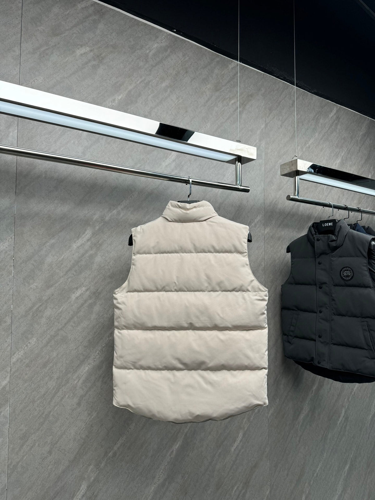 Canada Goose Cream Matte Down Vest
