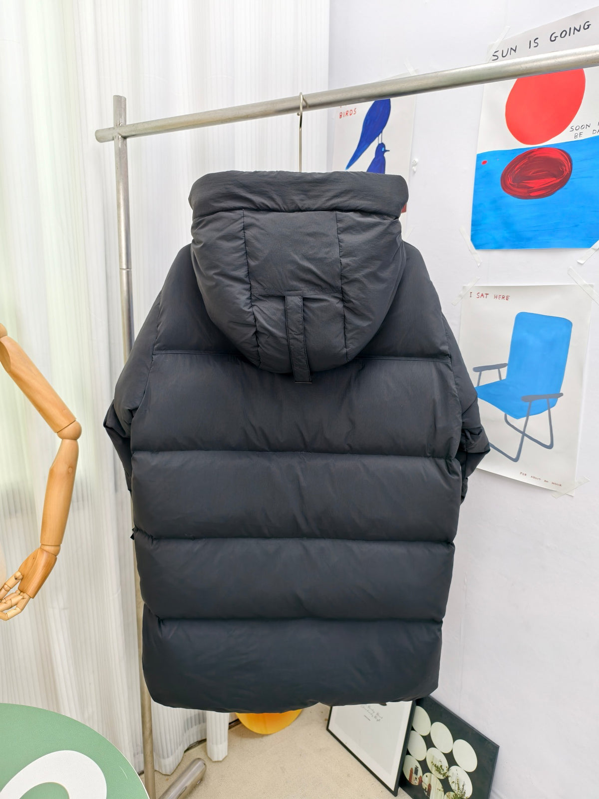 Canada Goose Black Oversized Puffer Down Hooded Jacket