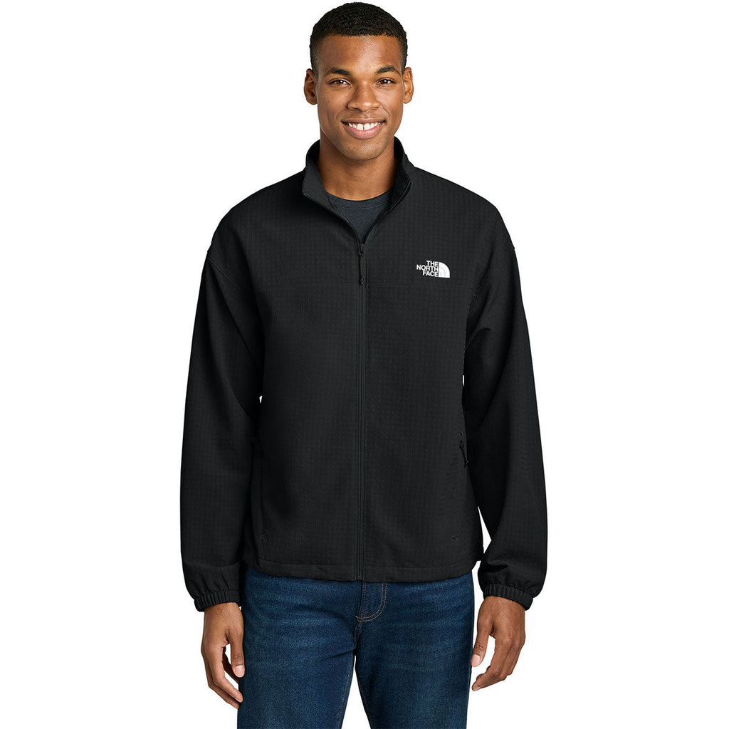 The North Face Black Textured Soft Shell Jacket