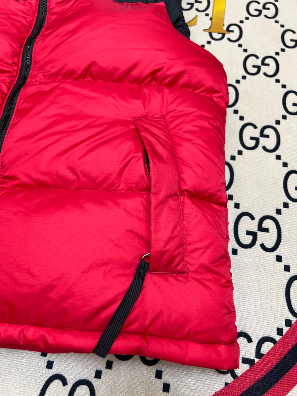 The North Face Red 700 Down Vest