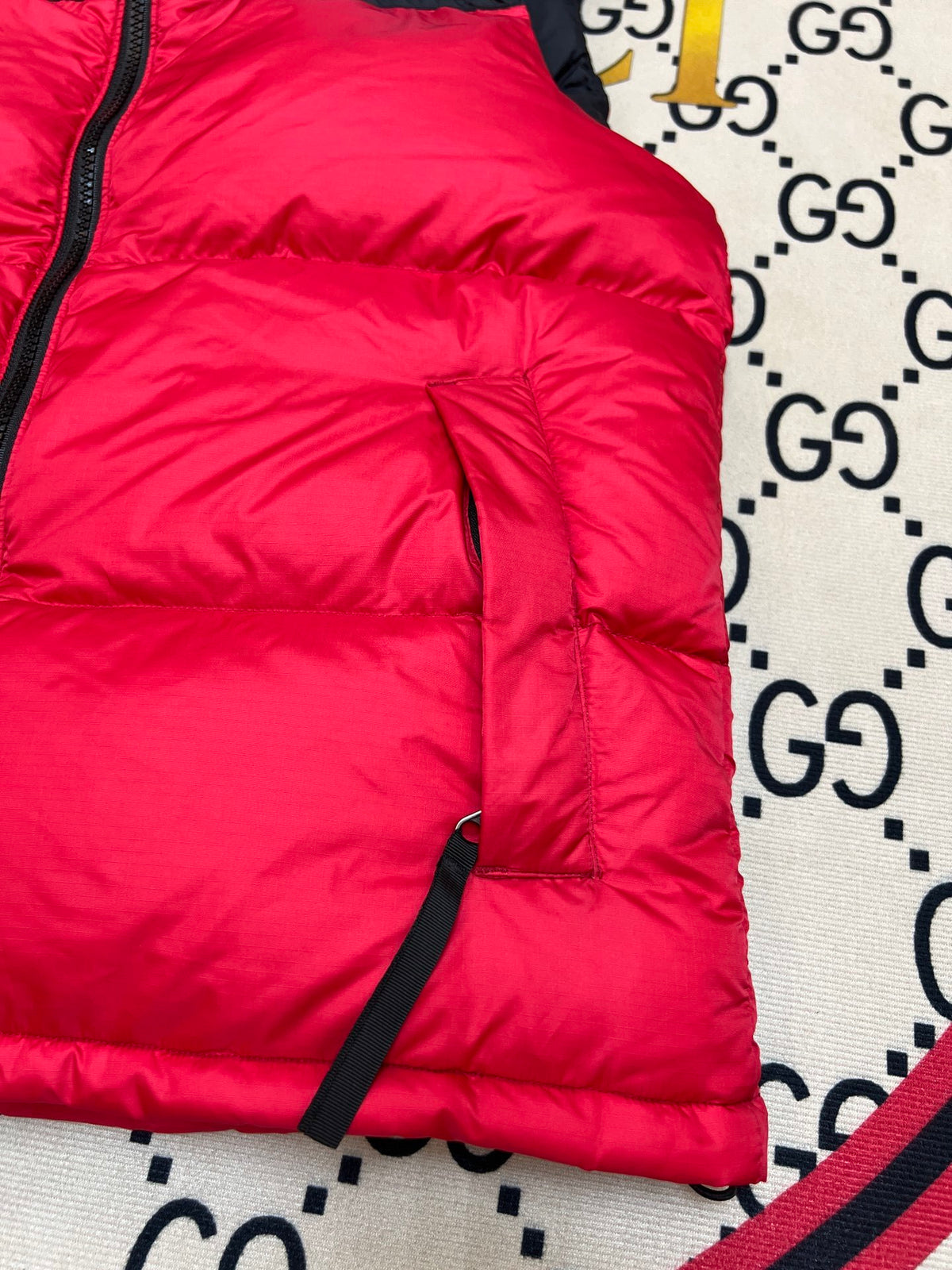 The North Face Red 700 Down Vest