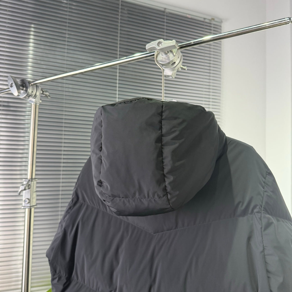 Moncler Grenoble Black Hooded Down Jacket