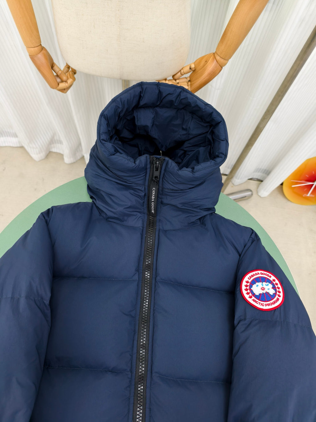 Canada Goose Navy Blue Lawrence Puffer Down Jacket