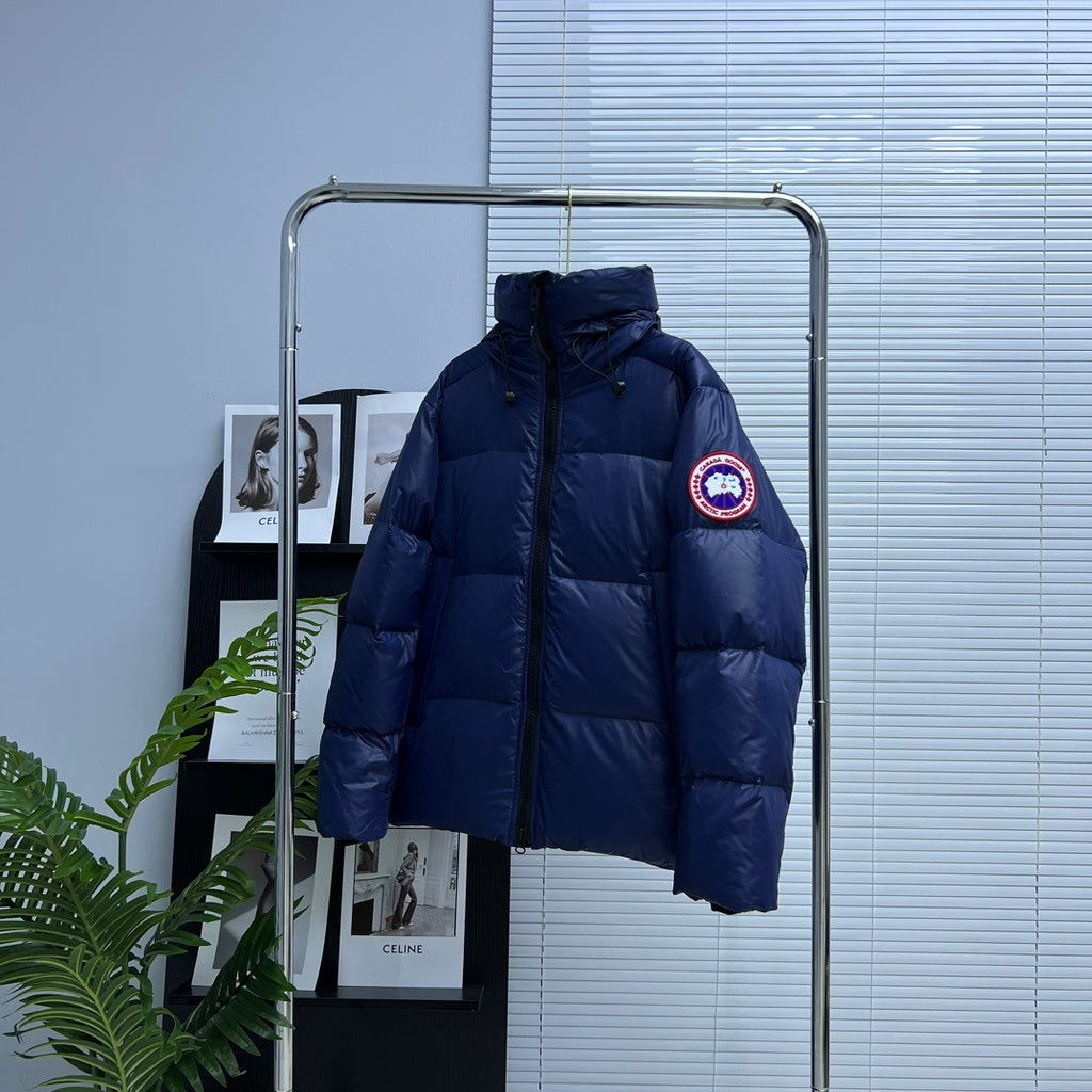 Canada Goose Navy Blue Freestyle Down Jacket
