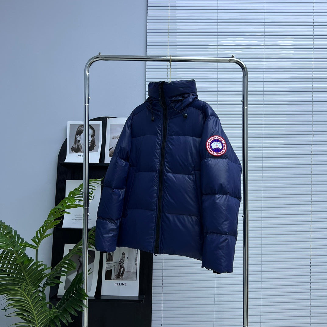 Canada Goose Navy Blue Freestyle Down Jacket