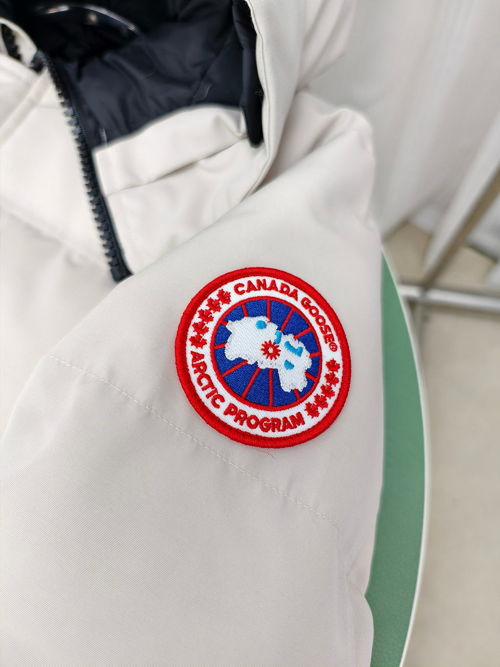 Canada Goose White Arctic Program Down Jacket