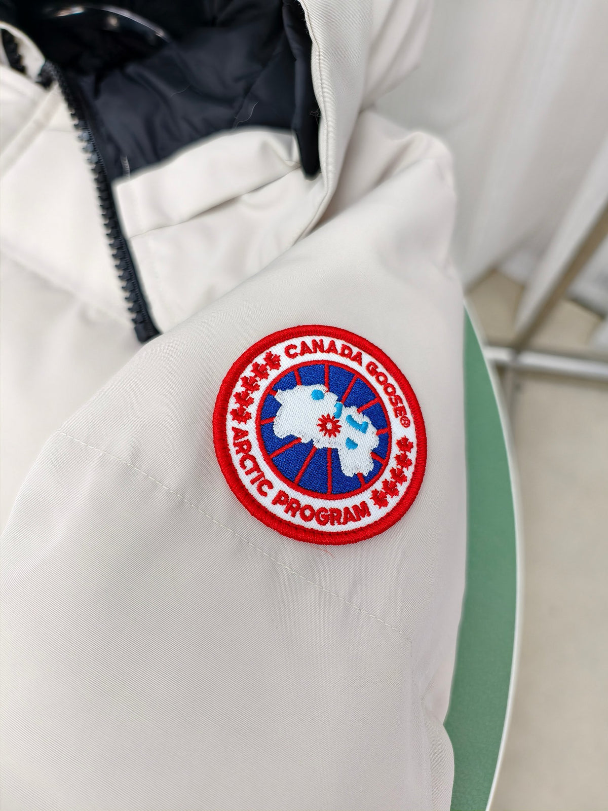 Canada Goose White Arctic Program Down Jacket