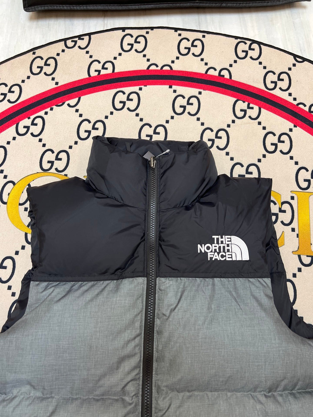 The North Face Grey 700 Down Vest