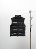 Moose Knuckles Black Glossy Down Vest