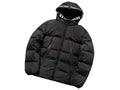 Moncler Black Sazan Matte Hooded Down Jacket