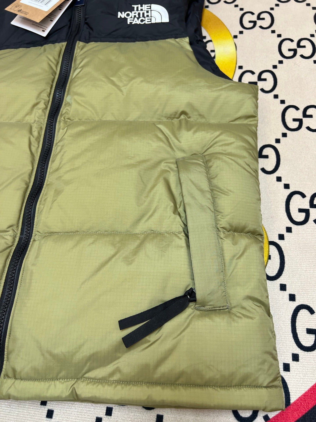 The North Face Olive 700 Down Vest