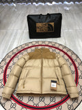 The North Face Sand & Tan Nuptse 700-Fill Hooded Down Jacket