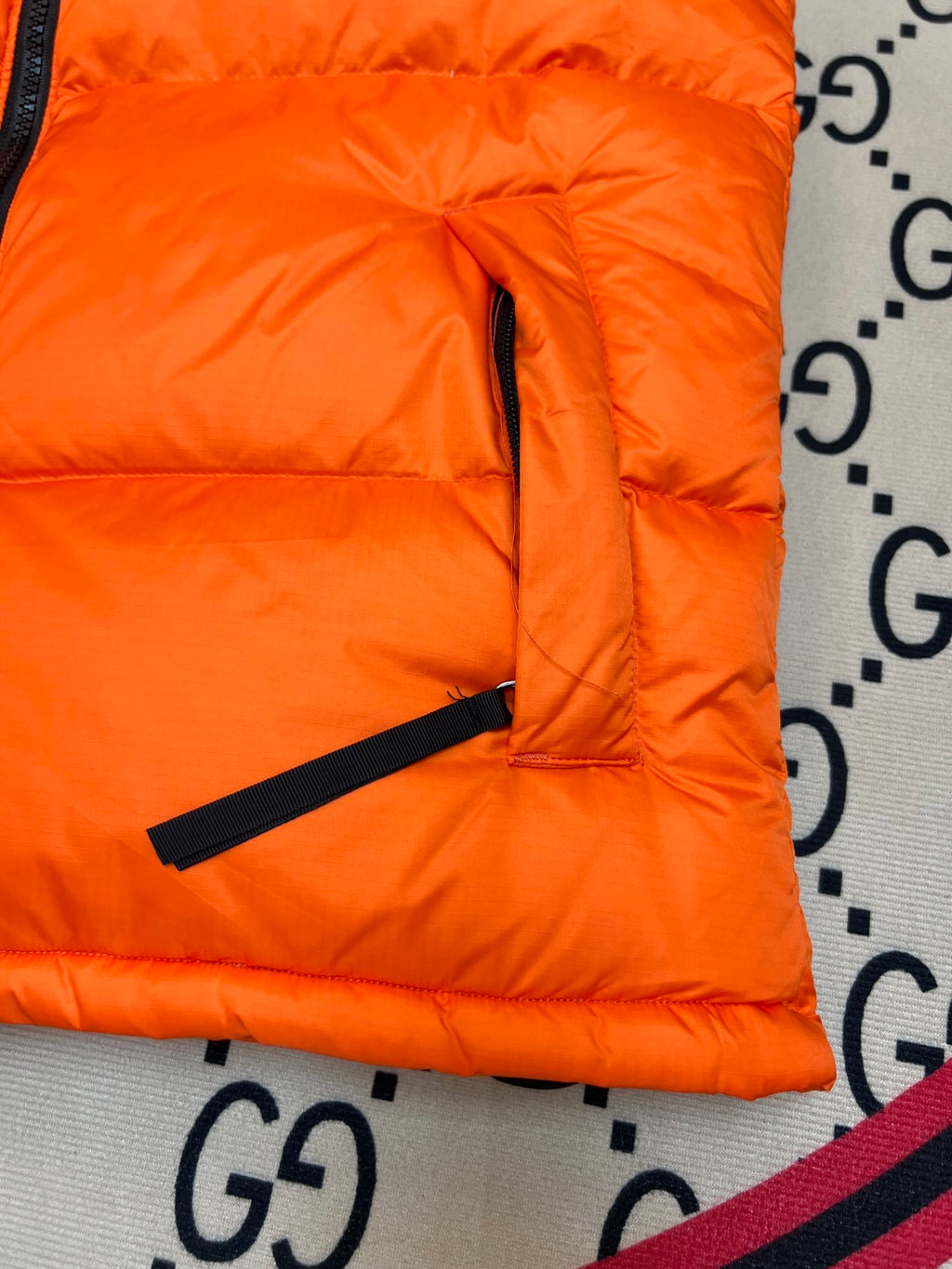The North Face Orange 700 Down Vest