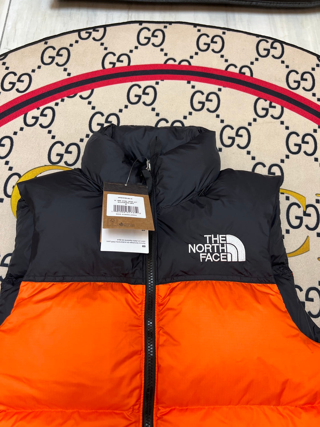 The North Face Orange 700 Down Vest