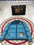 The North Face Glacier Blue Nuptse 700-Fill Down Jacket