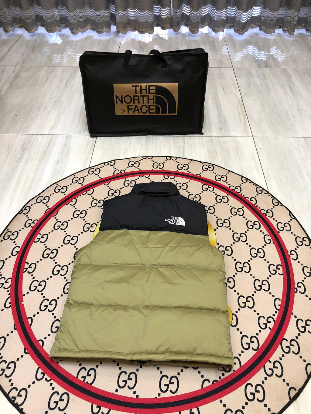 The North Face Olive 700 Down Vest