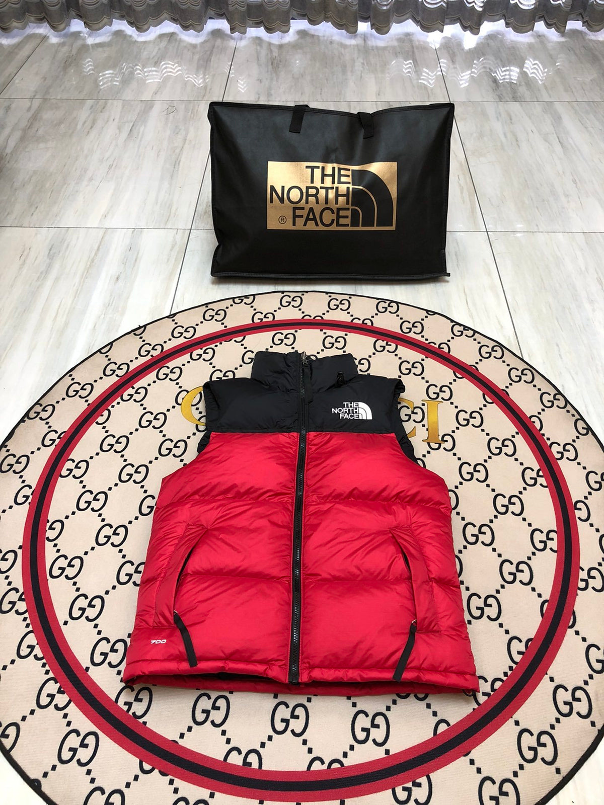 The North Face Red 700 Down Vest