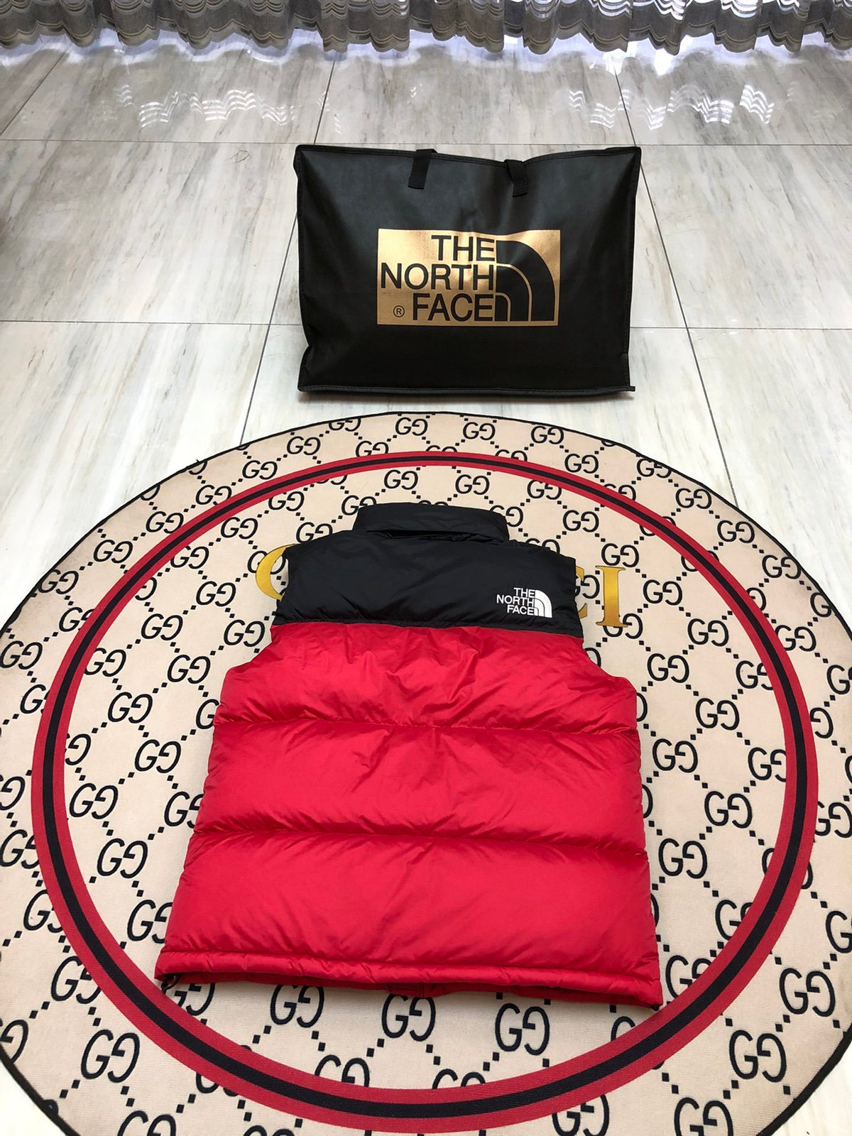 The North Face Red 700 Down Vest