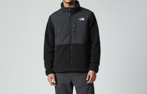 The North Face Black Denali Fleece Full-Zip Jacket