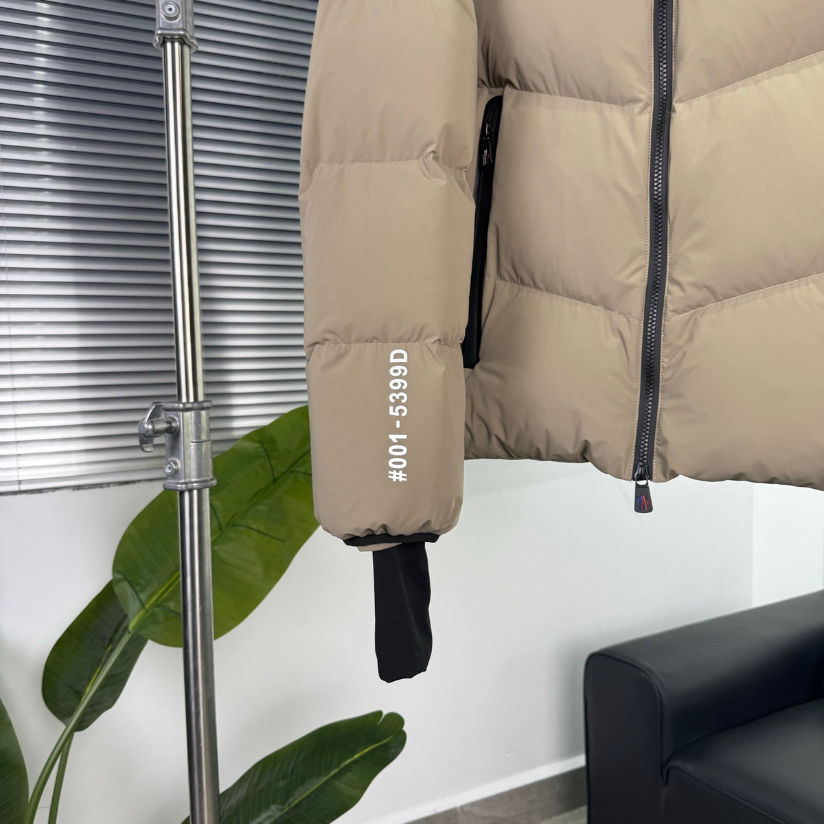 Moncler Grenoble Camel Hooded Down Jacket
