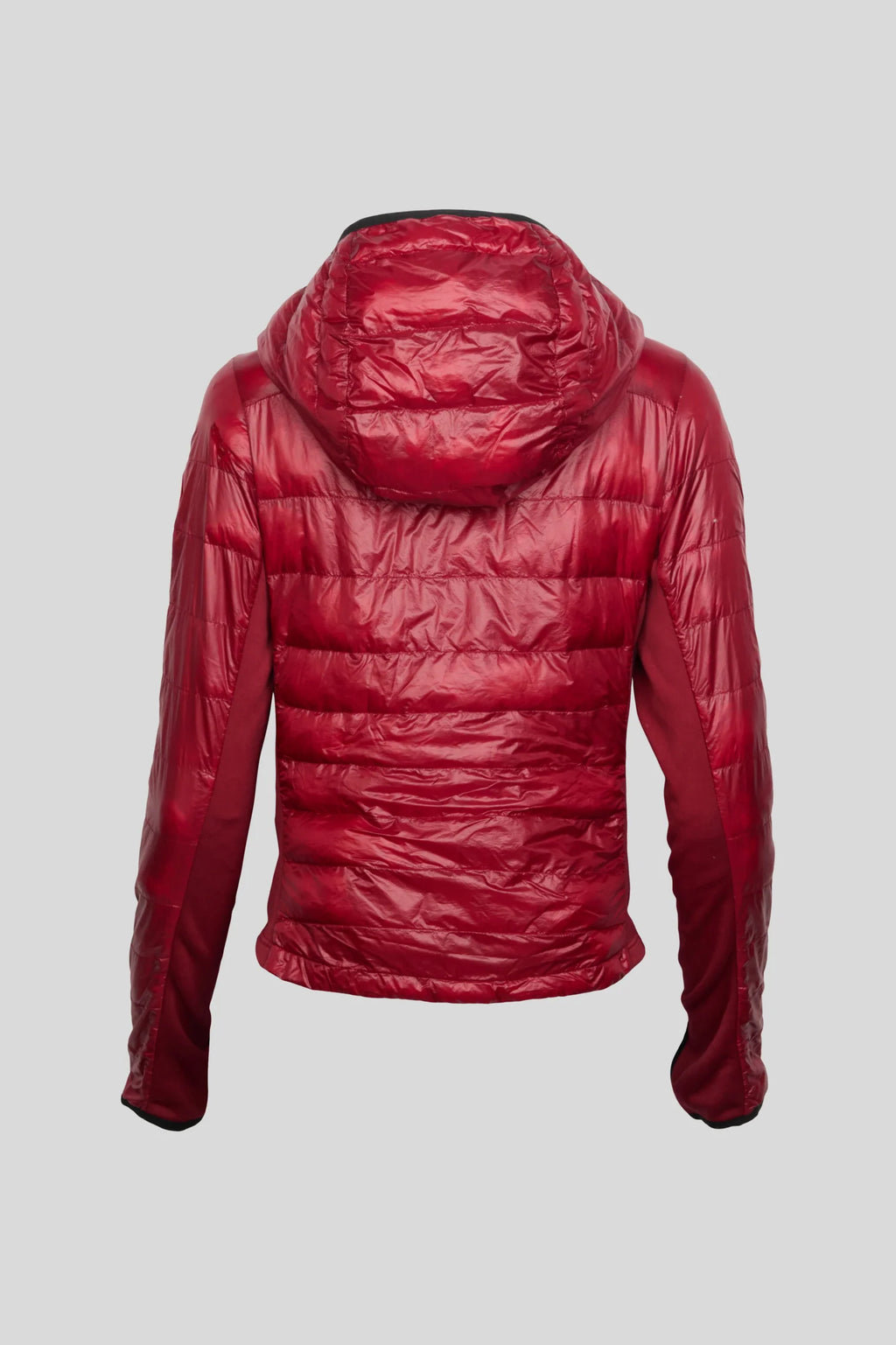 Canada Goose Red HyBridge Lite Down Hooded Jacket