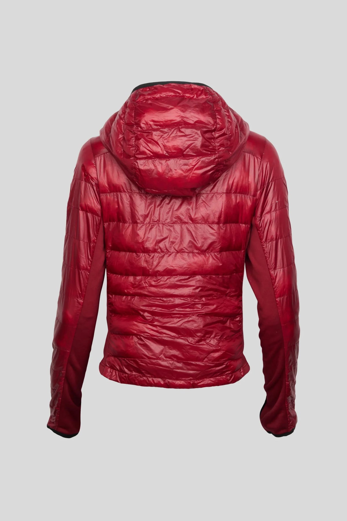 Canada Goose Red HyBridge Lite Down Hooded Jacket
