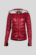 Canada Goose Red HyBridge Lite Down Hooded Jacket